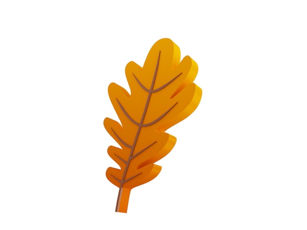 Composition des feuilles d'automne d illustration feuilles d'automne jaune orange sur fond blanc