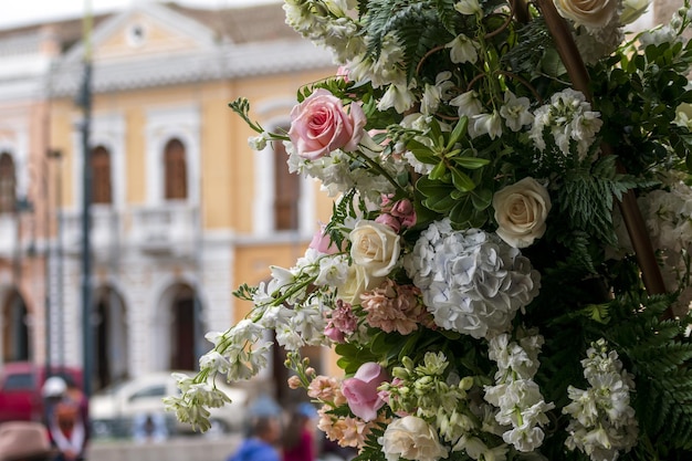 composition florale naturelle pour mariage