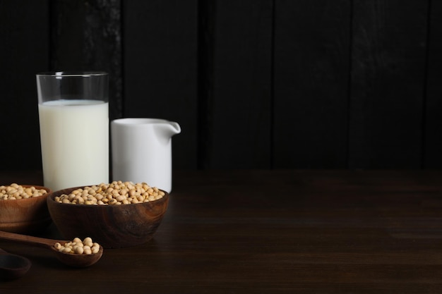 Composition de lait de soja et de soja pour un concept d'aliments sains