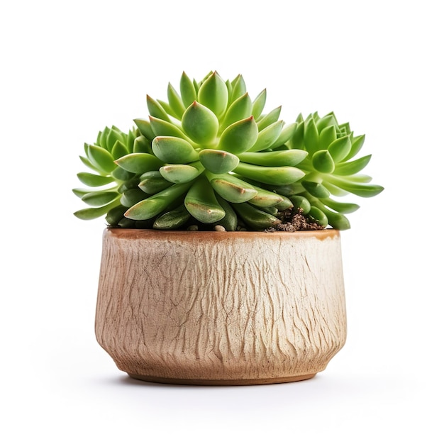 Composition de plantes succulentes en pot