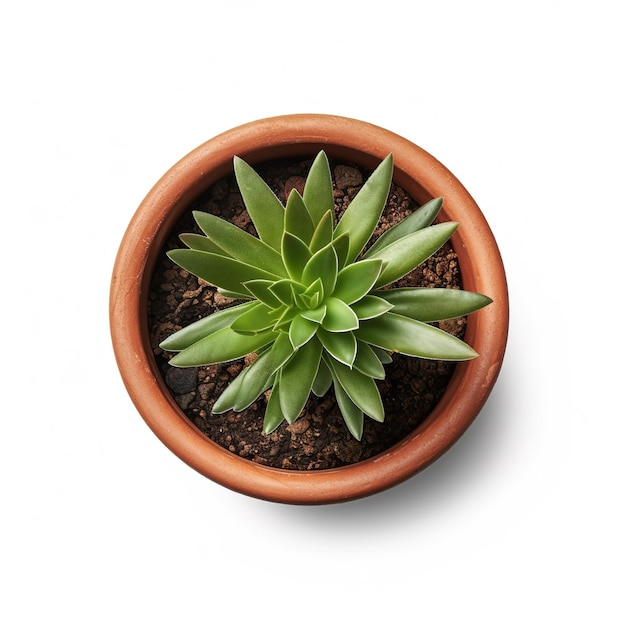 Composition de plantes succulentes en pot