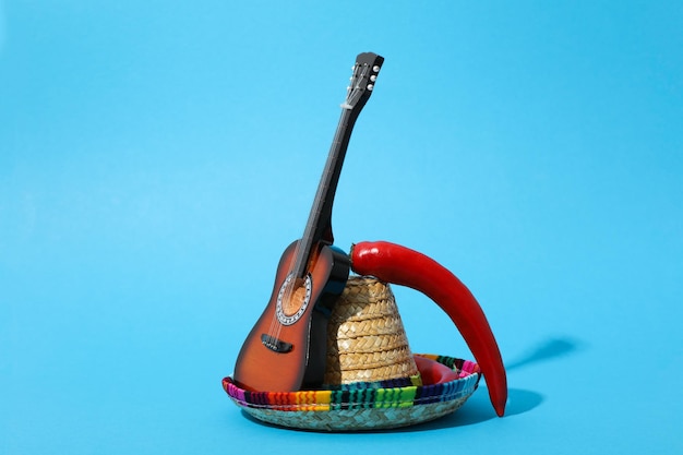 Photo composition pour la fête nationale mexicaine du cinco de mayo