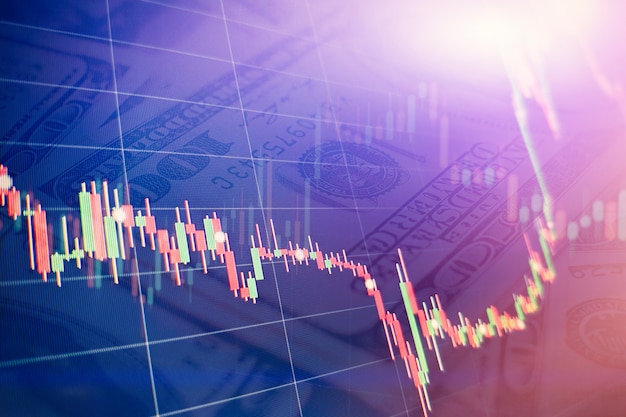 Comptabilité de l'analyse des graphiques récapitulatifs des bénéfices. Le plan d'affaires lors de la réunion et analyser les chiffres financiers pour afficher la performance