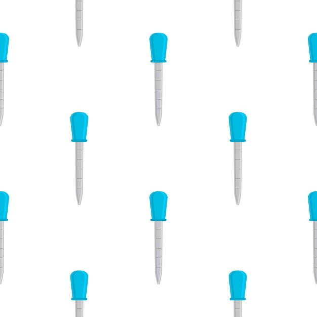 Photo compte-gouttes de pipette médicale transparente abstraite pour laboratoire sur fond blanc