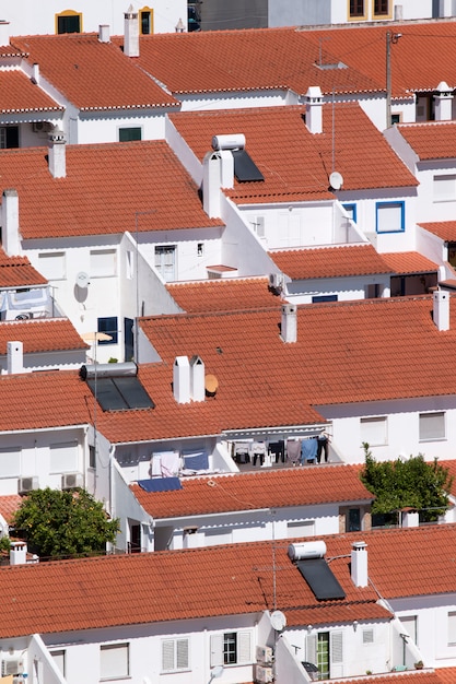 Concentration de maisons dans la ville de Mertola