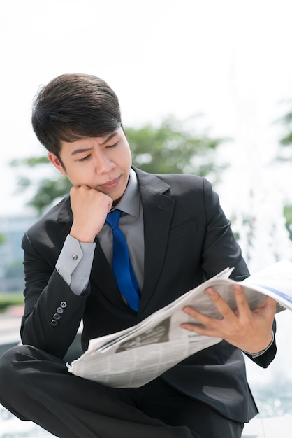 Concentré sur la lecture