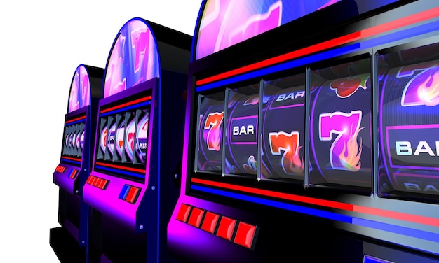 Concept 3D de machines à sous Casino Five Reels