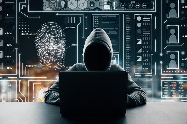 Concept d'accès et de logiciels malveillants