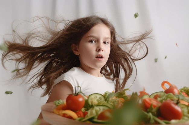 concept d'alimentation saine généré par l'IA