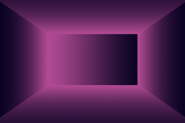 Photo concept d'arrière-plan de studio abstrait violet dégradé de lumière vide pour l'arrière-plan de la salle de studio pour le produit p