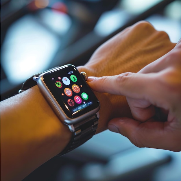 Photo le concept artistique de la montre de poignet