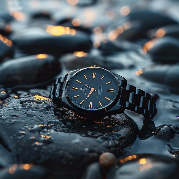 Le concept artistique de la montre de poignet