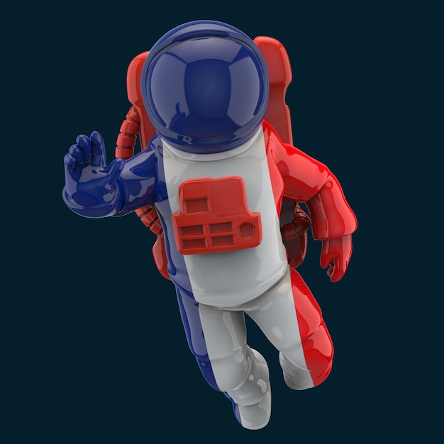 Concept d'astronaute - Illustration 3D