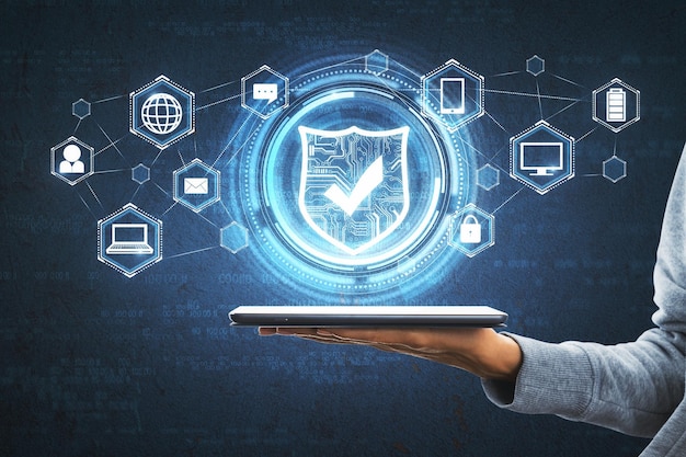 Concept d'avenir et de protection