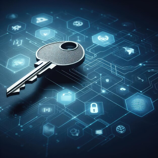 Photo le concept de base de la protection des données et de la confidentialité des technologies de cybersécurité;