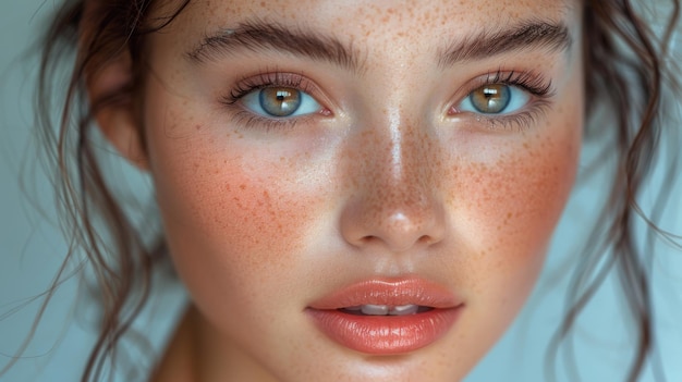 Le concept de beauté asiatique soin de la peau pour les filles