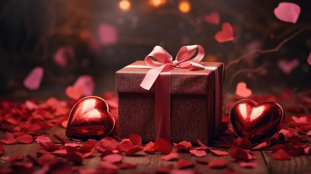 Concept de cadeau pour la Saint-Valentin