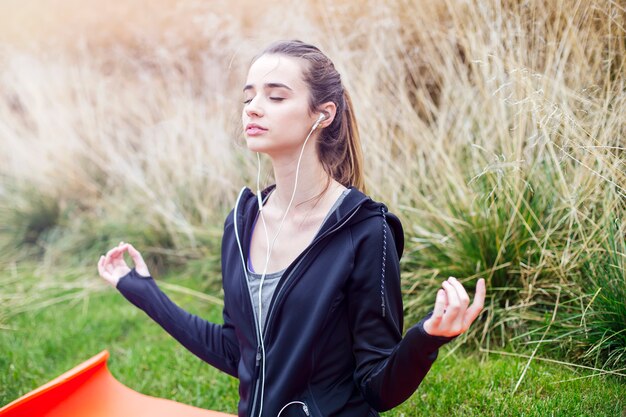 Concept de calme et de méditation