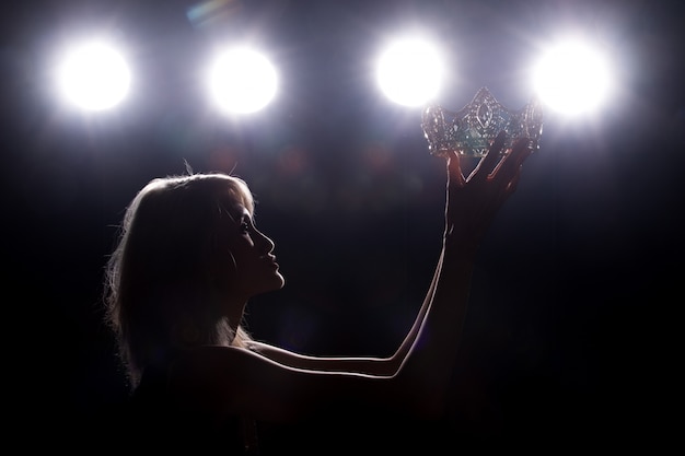 Concept chaque fille rêve de manquer l'univers de la beauté