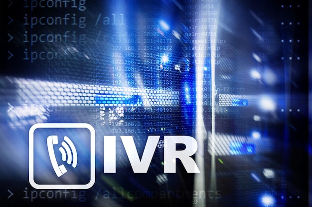 Concept de communication de réponse vocale interactive IVR