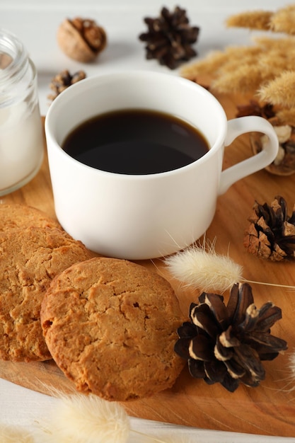 Concept de composition Hygge chaleureuse et cosy