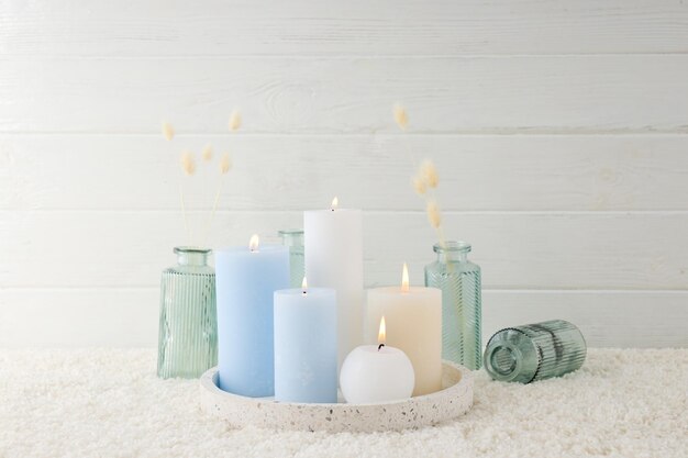 Concept de composition Hygge chaleureuse et cosy