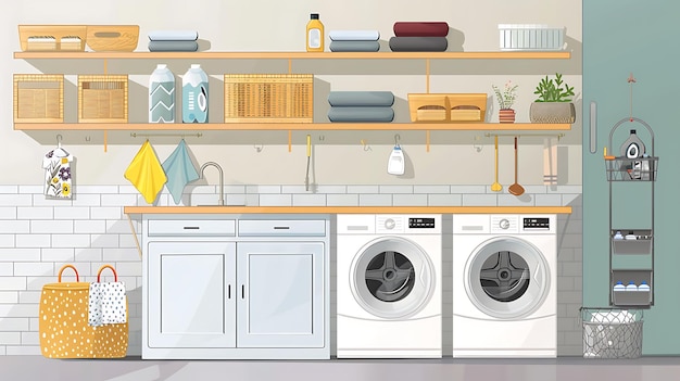 Le concept de conception de l'illustration rend le contexte moderne