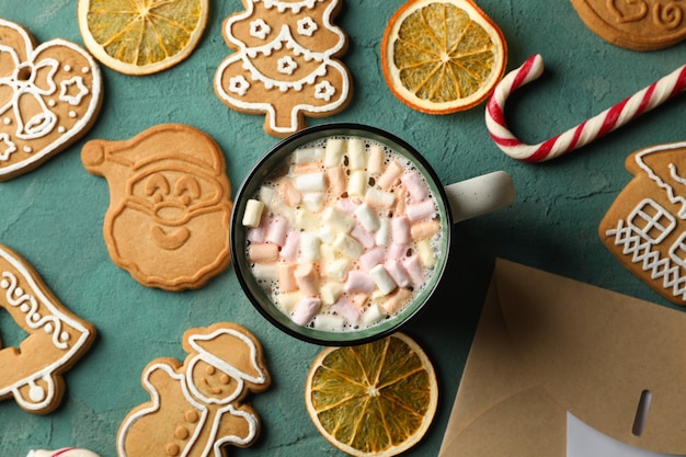 Concept avec cookie de Noël