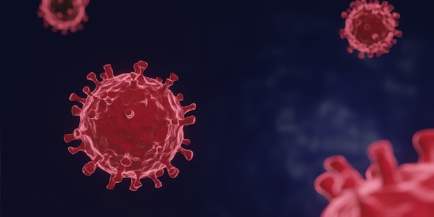 Concept de coronavirus ou de virus Corona. covid-19