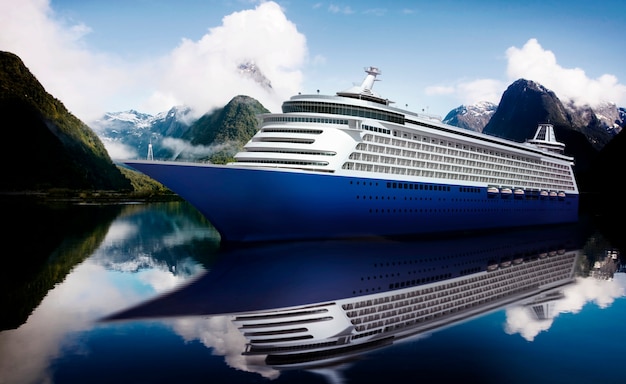 Concept de croisière sur la mer