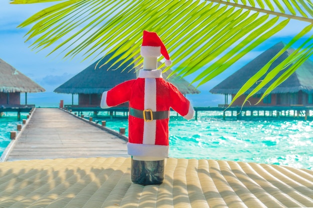 Photo concept de destinations de vacances du nouvel an et de noël pour voyager dans les pays chauds du sud