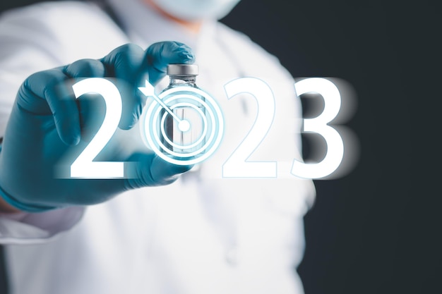 Le concept du Nouvel An 2023 en médecine et en soins de santé