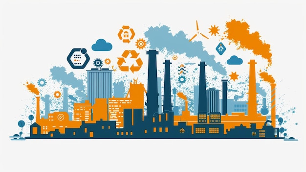 Concept d'écologie Maison verte Mur de la maison isolé sur le fond de la nature Ampoule électrique