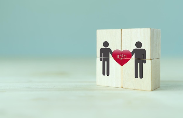 Concept d'engagement de la marque ou du client ou de l'employé Stratégies d'attraction, de rétention et de fidélisation des clients Communication et gestion de la publicité de marketing avec la technologie Internet Icône de relation