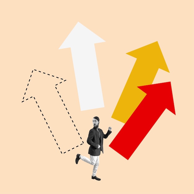 Concept d'entreprise abstrait