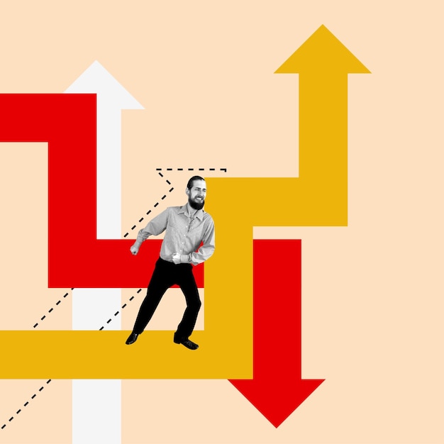 Concept d'entreprise abstrait