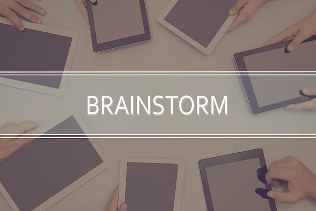 Le concept d'entreprise de BRAINSTORM