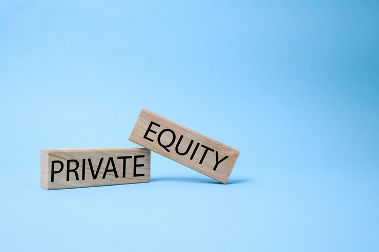 Concept d'entreprise d'investissement privé dans les blocs de bois