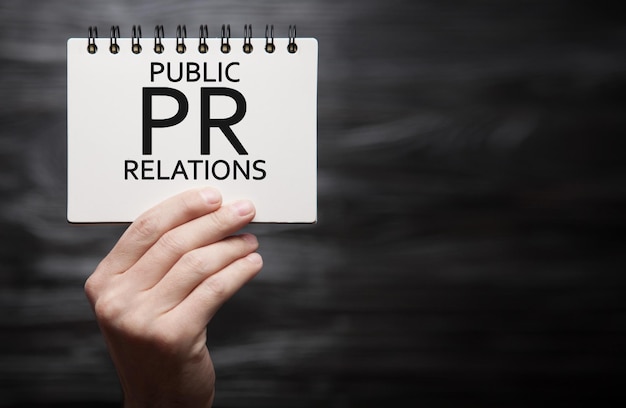 Concept d'entreprise de relations publiques Pr