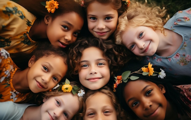 Concept d'équité, de diversité et d'inclusion pour les enfants