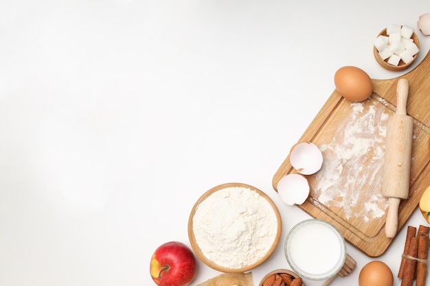 Concept d'espace de gâteau de cuisson pour le texte