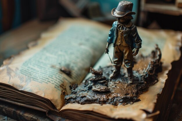 Photo concept de fantaisie de l'histoire de l'usine de chocolat