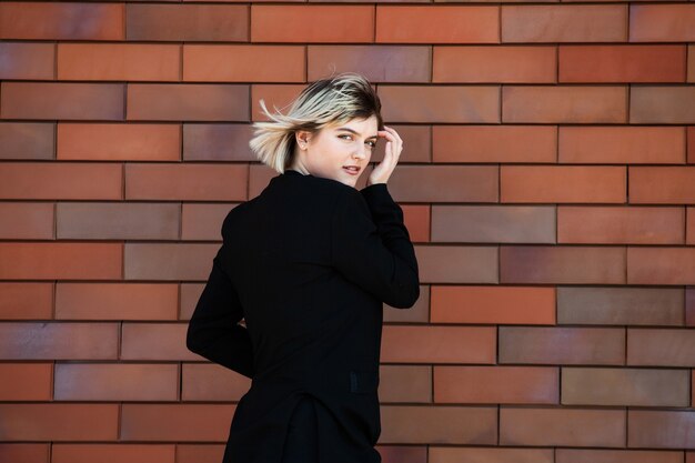 Concept de femme chef d'entreprise. Portrait de femme d'affaires prospère