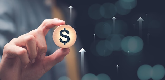 concept financier et d'épargne argent épargne d'investissement épargne de planification pour