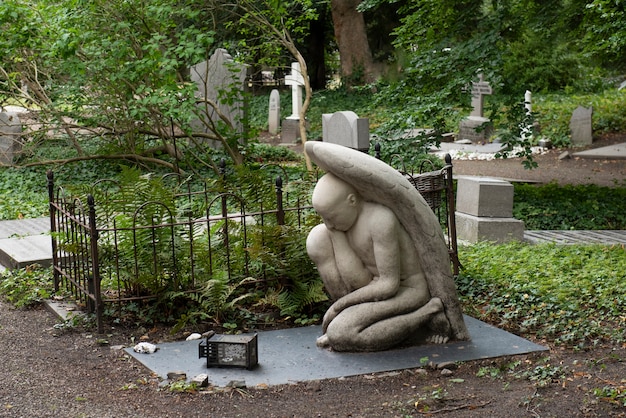 Photo concept de fond de cimetière