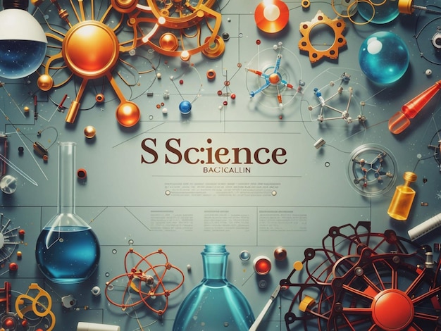 Photo concept de fond de la science génétique