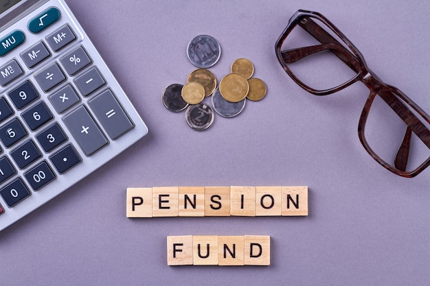 Photo concept de fonds de pension.