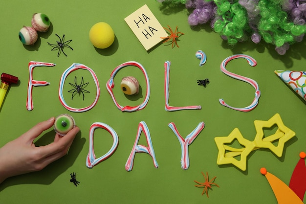 Concept de Happy 1 avril Fools day