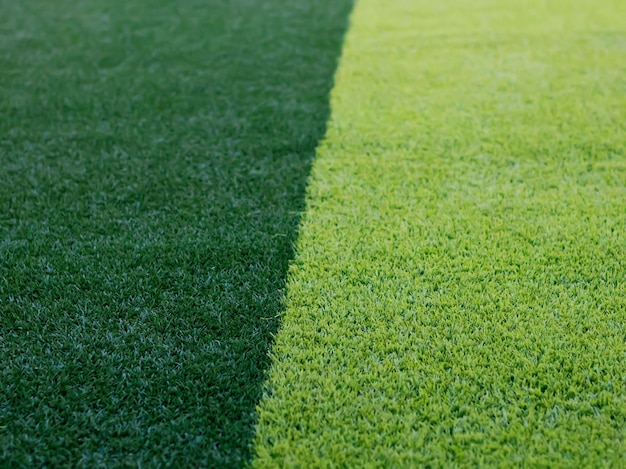 Concept de jardin d'herbe de fond de texture d'herbe verte utilisé pour faire le terrain de football de fond vert