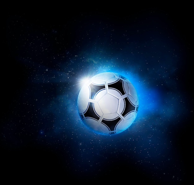 Concept de jeu de balle de ballon de football